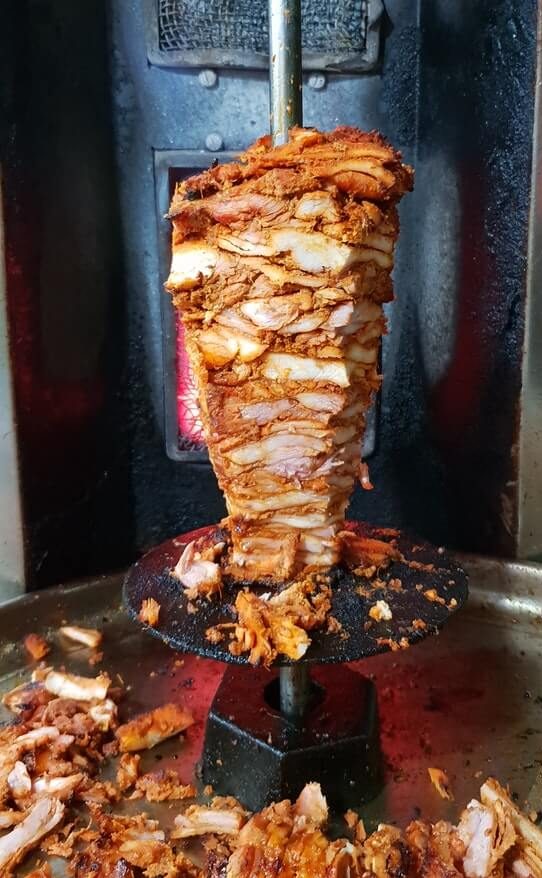 Kebab prima di servirlo